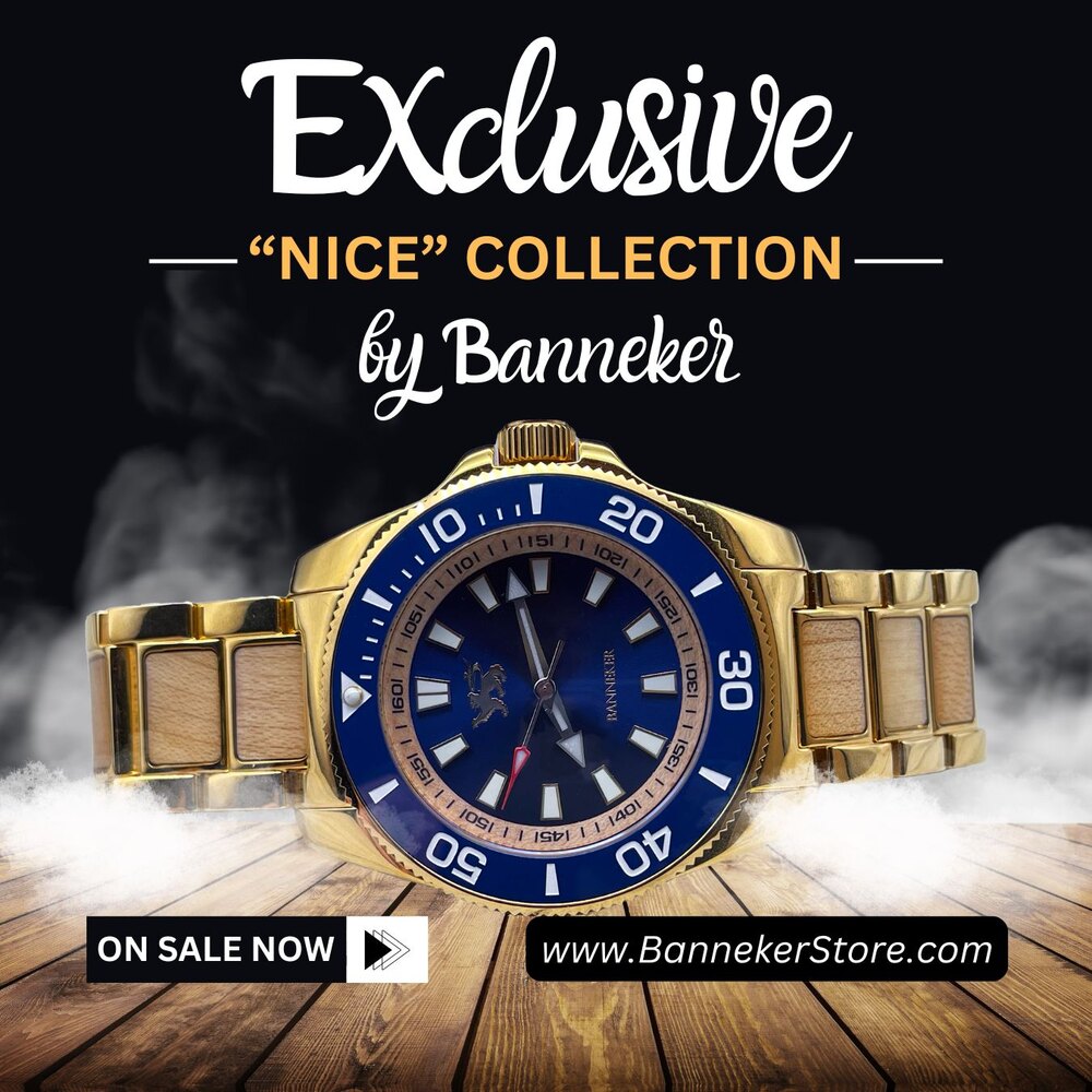 A Banneker Nice Collection marketing ad designed by i3
